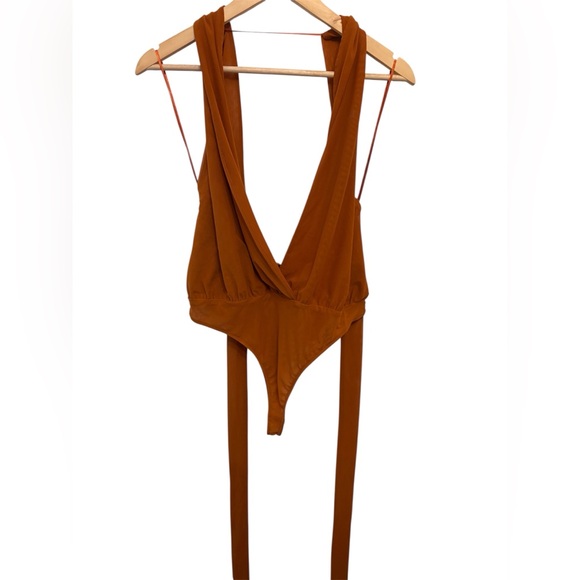 Zara Tops - Zara Rust Bodysuit
